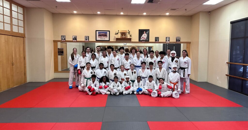 Ramtown Karate class photo after training