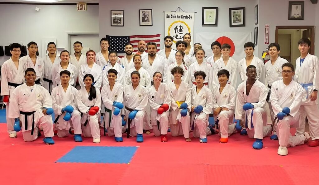 traditional karate class